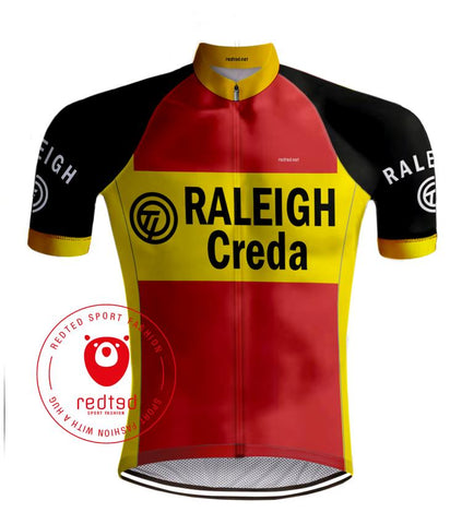 Retro Wielershirt RedTed van voormalige wielerploeg TI-Raleigh