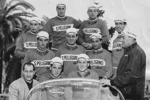 Orange - Pellegrino radtrikots Retro Retro - Radtrikot Ärmel Lange