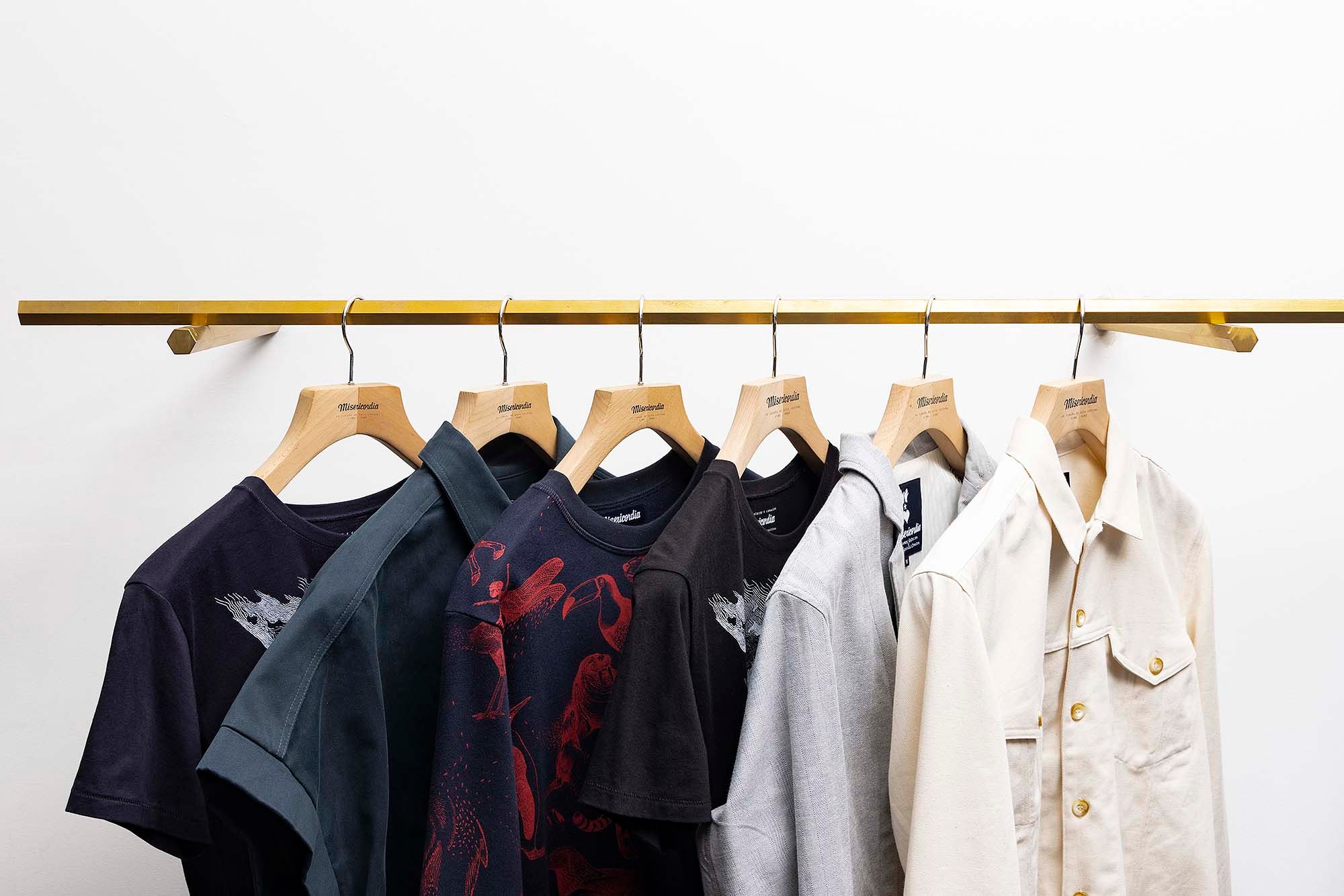 Selection of men's clothing