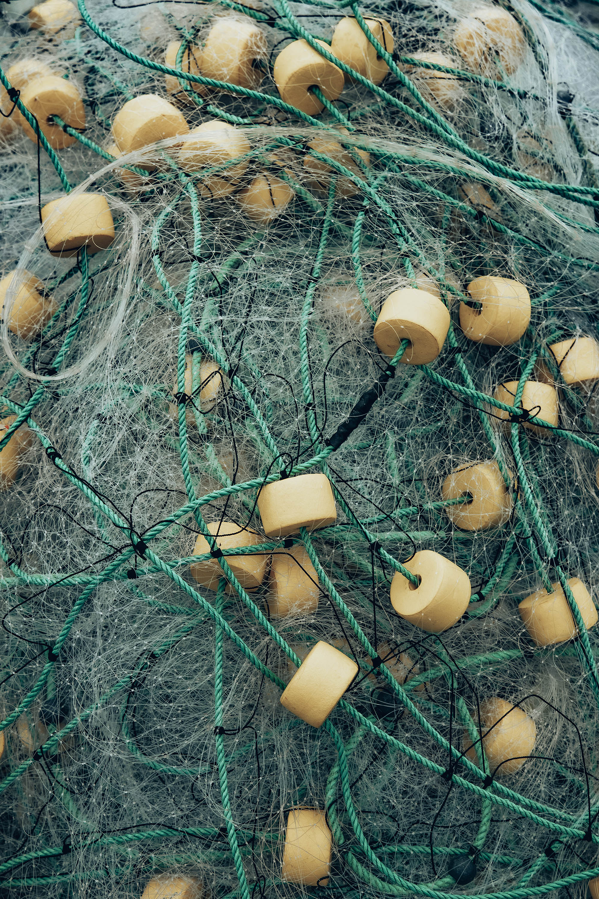 Fishing nets photographed from loan with details Lima Peru Landscape Slums city lumiere architecture desert vague