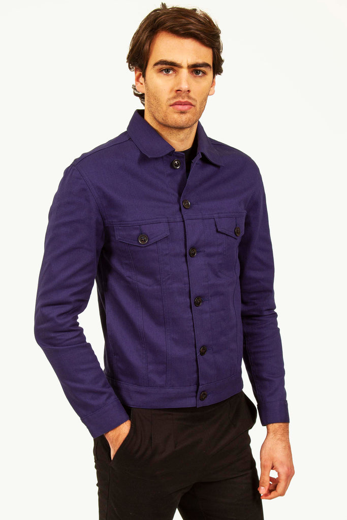 navy blue men's workwear jacket ideal for everyday use new generation workwear