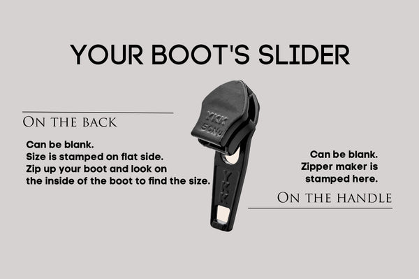 Zipper Type & Size – Boot Band - The Boot Xpander