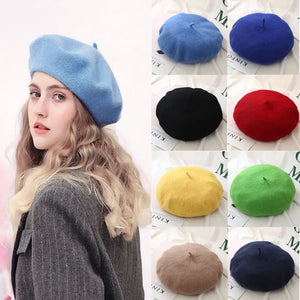 Plain Women's Wool Beret - Plain Clothing Store