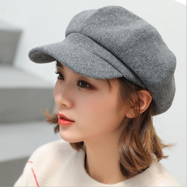 Plain Women S Cotton Beret Newsboy Cap Plain Clothing Store