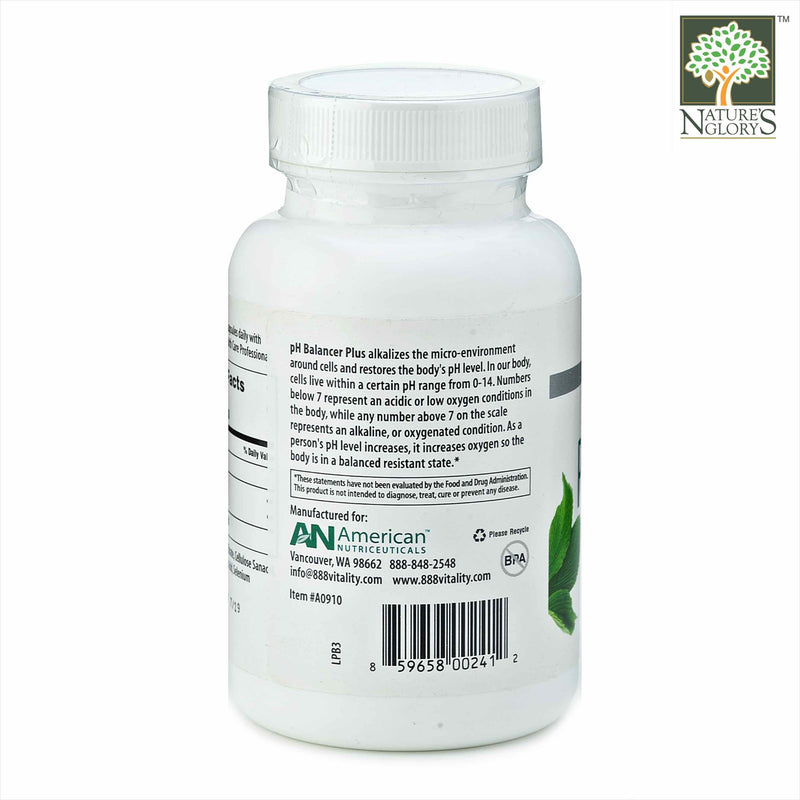 American Nutriceuticals pH Balancer Plus 180 caps - Product Description View 2