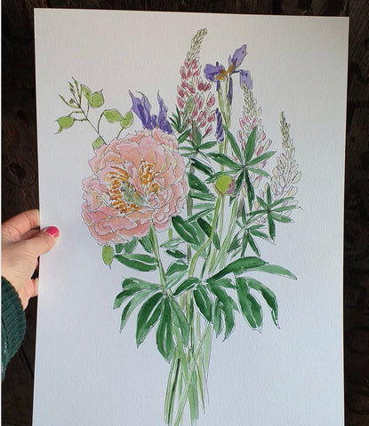 May bouquet by Alice Draws the Line