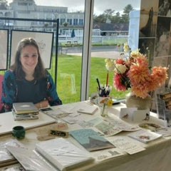 Alice at Ludlow Racecourse wedding fair