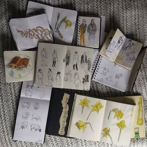 Sketchbooks by Alice Draws the Line