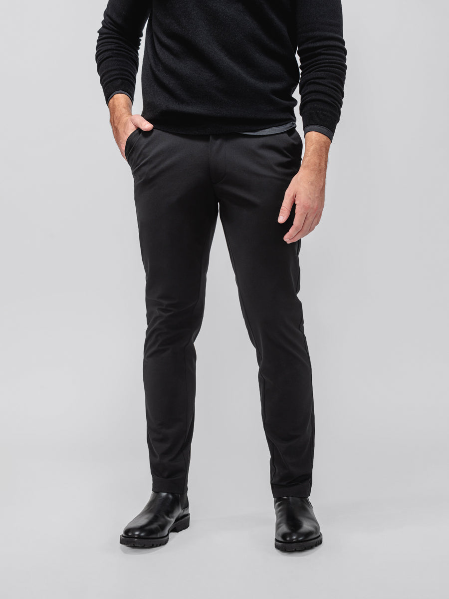 Men's Kinetic Pant (formerly Kinetic Tapered Pant) - Black (AV6) - Ministry of Supply product image