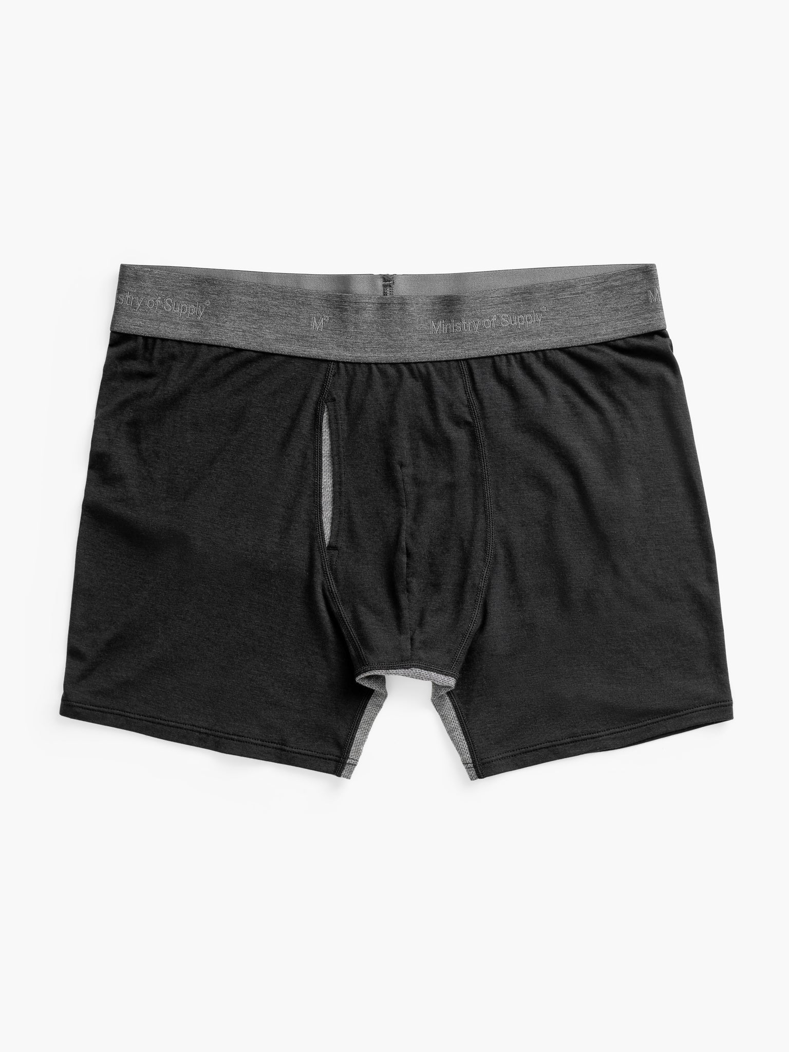 Men's Composite Merino Boxer Brief - Black