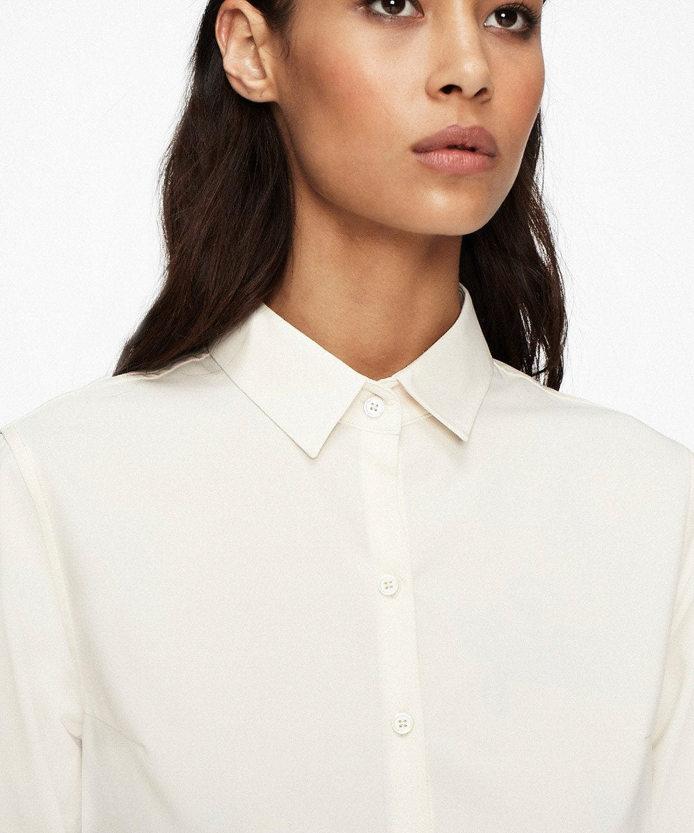 Women's Easier Than Silk Shirt - Ivory | Ministry of Supply