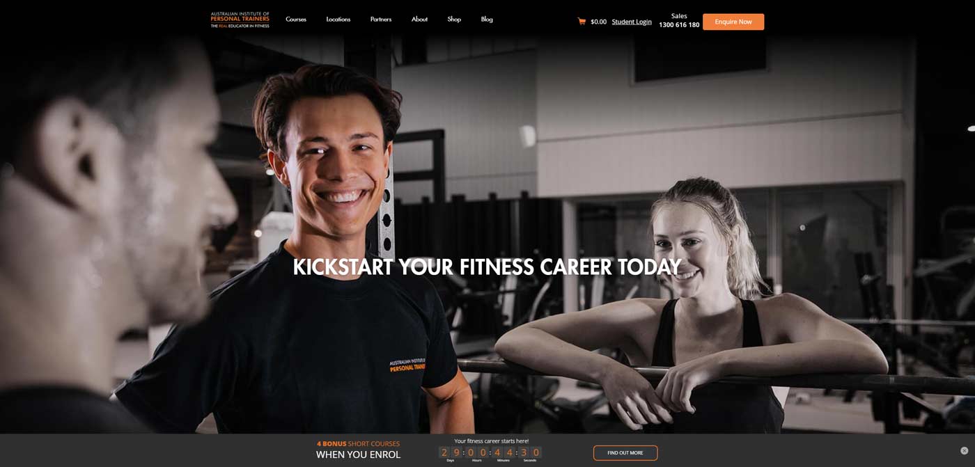 australian insitute of personal trainers website