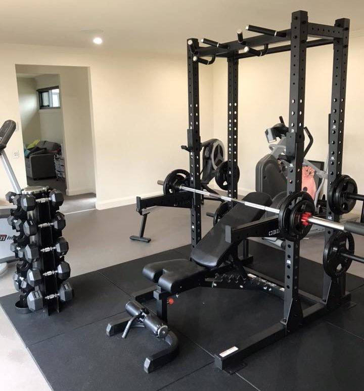Home gym set up