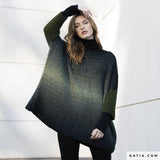 PONCHO TEJIDO CON KATIA MERINO CLASSIC