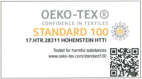 OEKO-TEX Standard 100 label