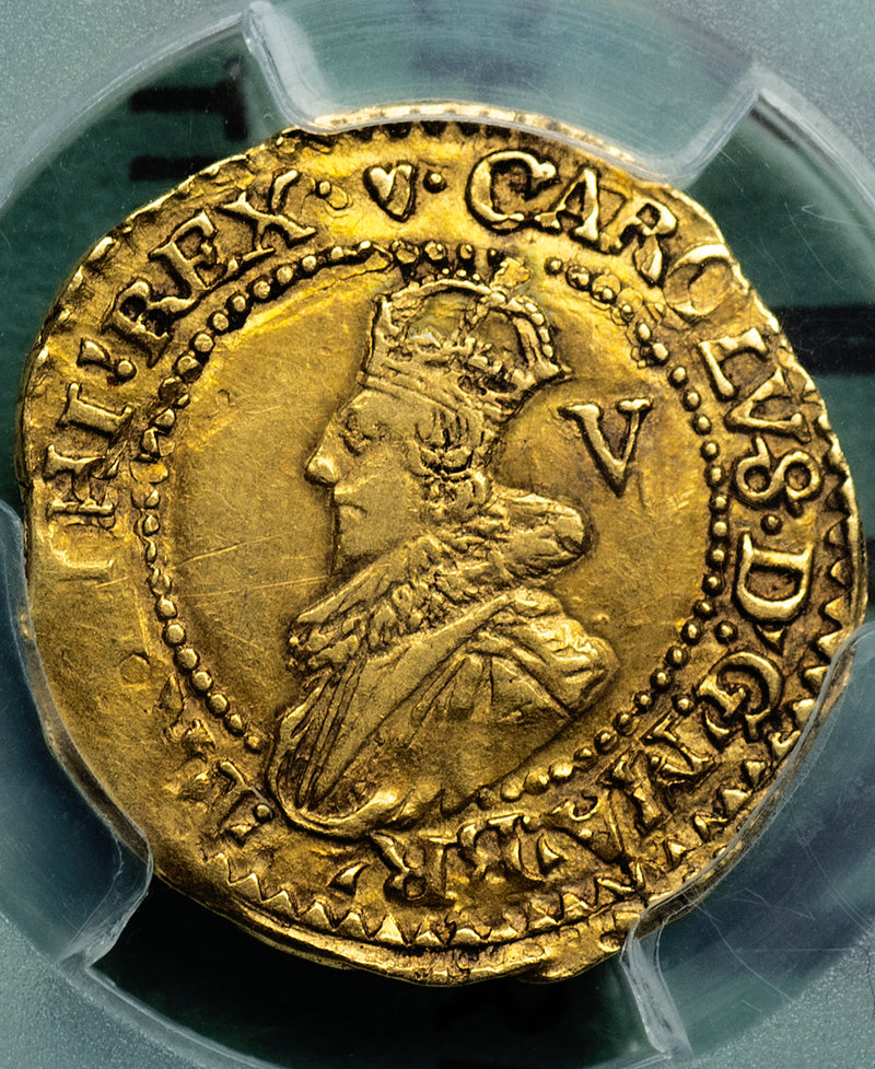 1629 - 30 Charles I Tower Mint Gold Crown - PCGS GRADED AU55 - FINEST ...