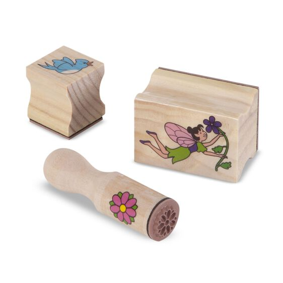 Wooden Stamp Set - Stamp a Scene - Rain Forest – Foothill Mercantile