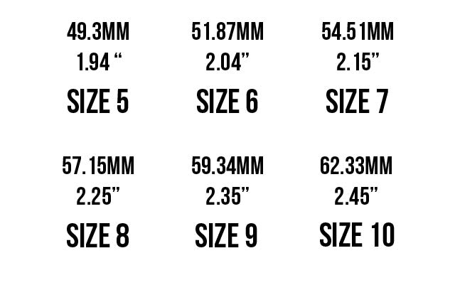 ring size chart