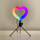 6” SMALL HEART RING LIGHT (w/ SMALL TRIPOD)