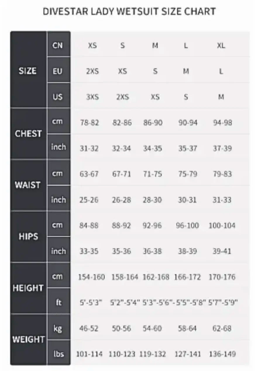 Women Neoprene Swim Wetsuit
