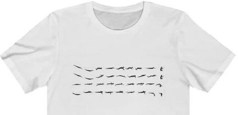 Swimming Strokes Illustration T-shirt