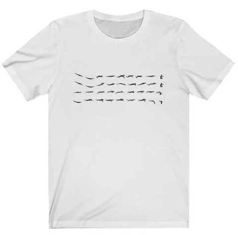 Swimming Strokes Illustration T-shirt