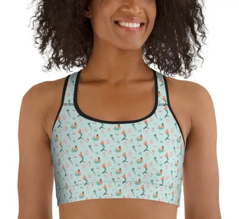 Sports Bra Sea Mermaid