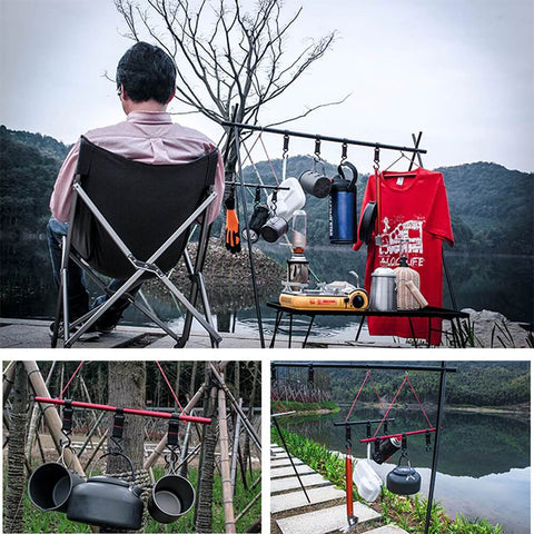 Outdoor Camping Equipment Hanging Rack