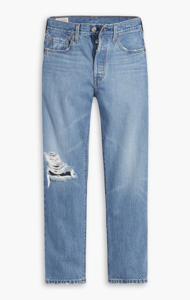 Levi's- 501 Crop - Medium Indigo Worn In - - Archer + Arrow