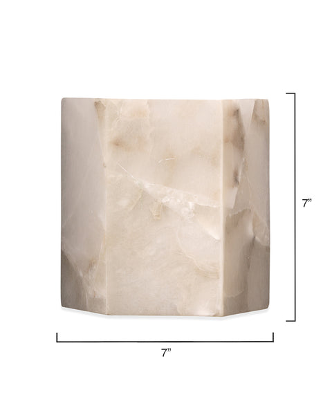 Borealis Hexagon Wall Sconce White – Jamie Young Co