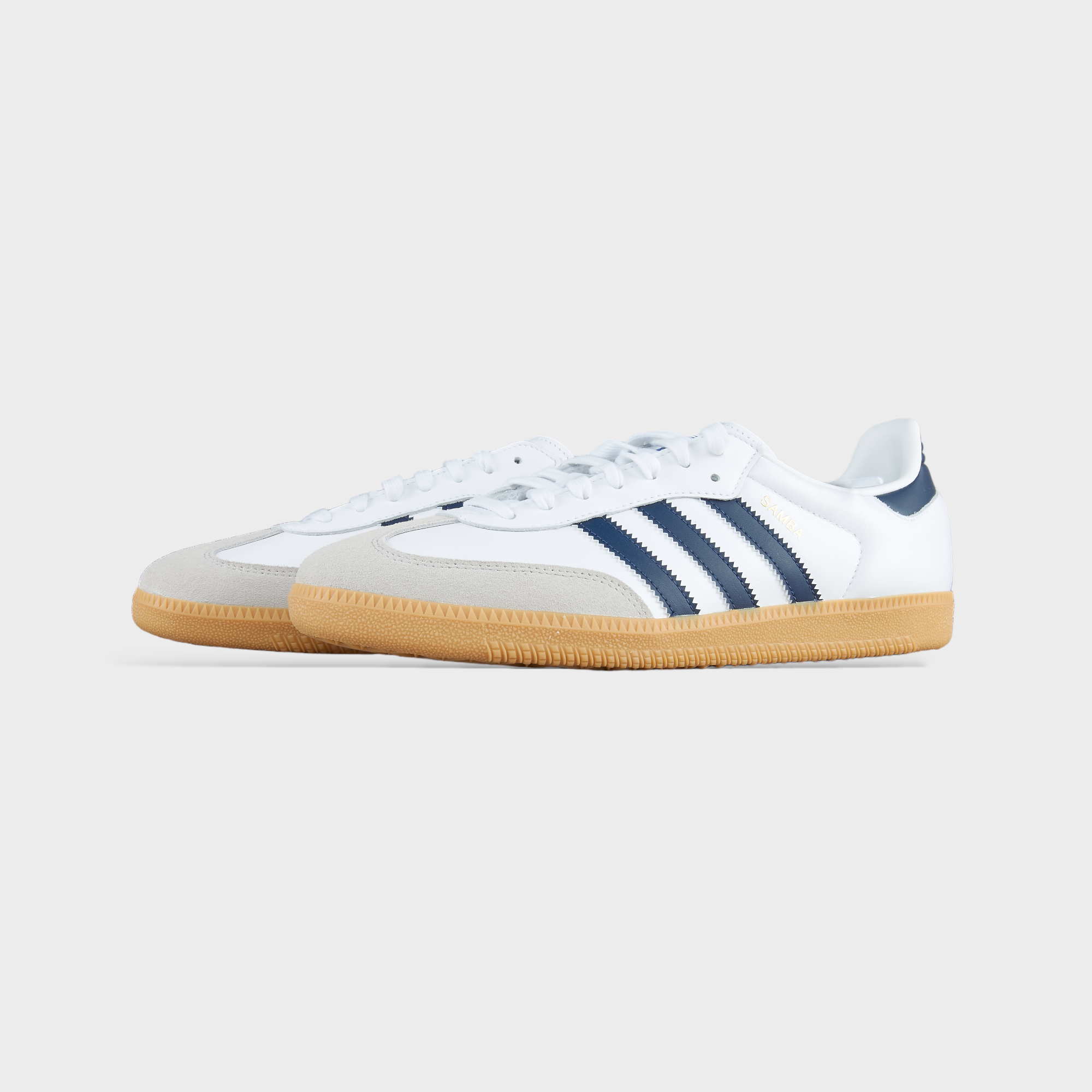 ADIDAS SAMBA OG SNEAKERS I WHITE/INDIGO - 42