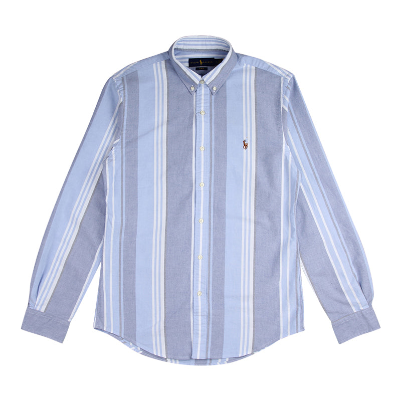 RALPH LAUREN STRIPE OXFORD SKJORTE - S