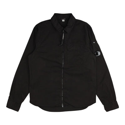 C.P. Company zip-up cotton shirt jacket - Black