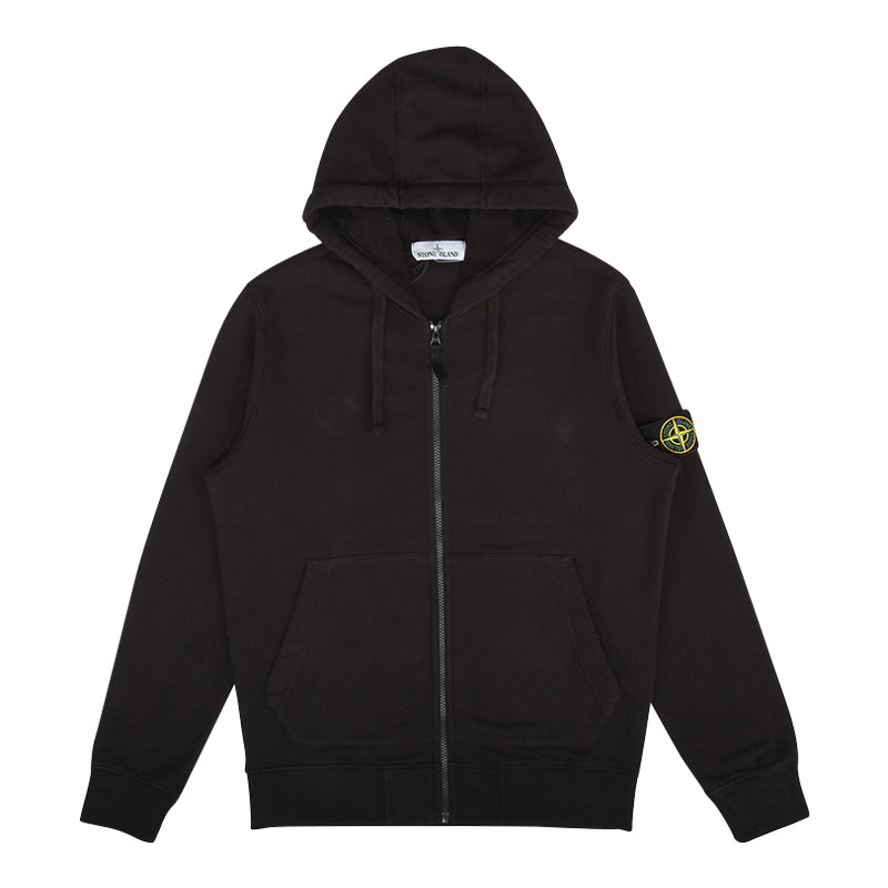 STONE ISLAND ZIP HÆTTETRØJE - XXXL