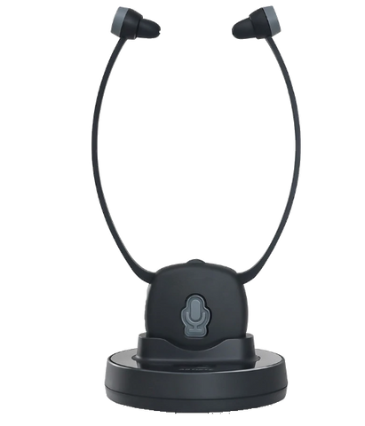 Sistema de auriculares inalámbricos TV Ears - Auriculares inalámbricos  analógicos para TV - Ideal para personas mayores y personas con  discapacidad