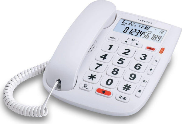 Amplicomms Powertel 196: Teléfono fijo amplificado con teclas grandes