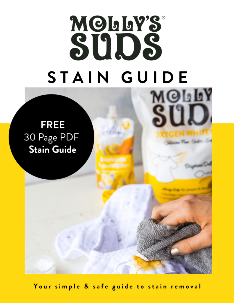 Molly's Suds Natural Laundry Stain Remover Spray Stain Fighting Power