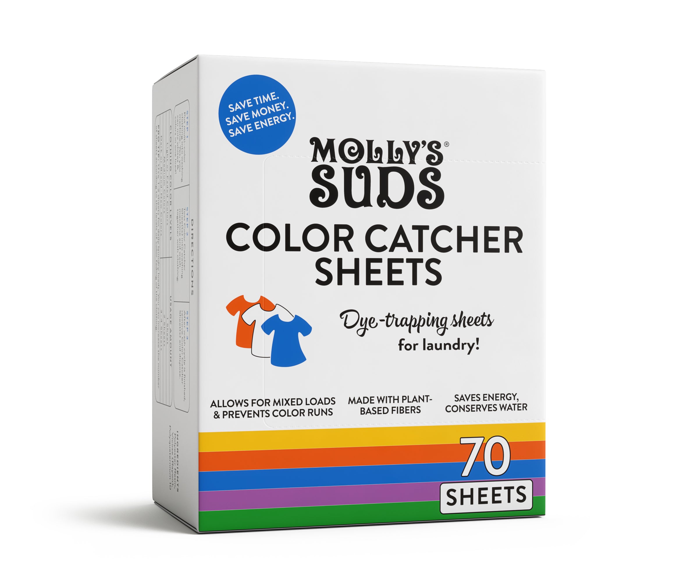 Color Catcher Sheets for Laundry, Molly's Suds