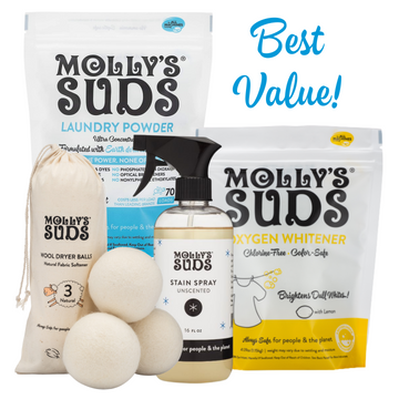 Molly's Suds - Two things every home must have, our Stain Remover Spray and  our Laundry Stain Brush! Yes, it removes even tough grass stains!   remover-bundle