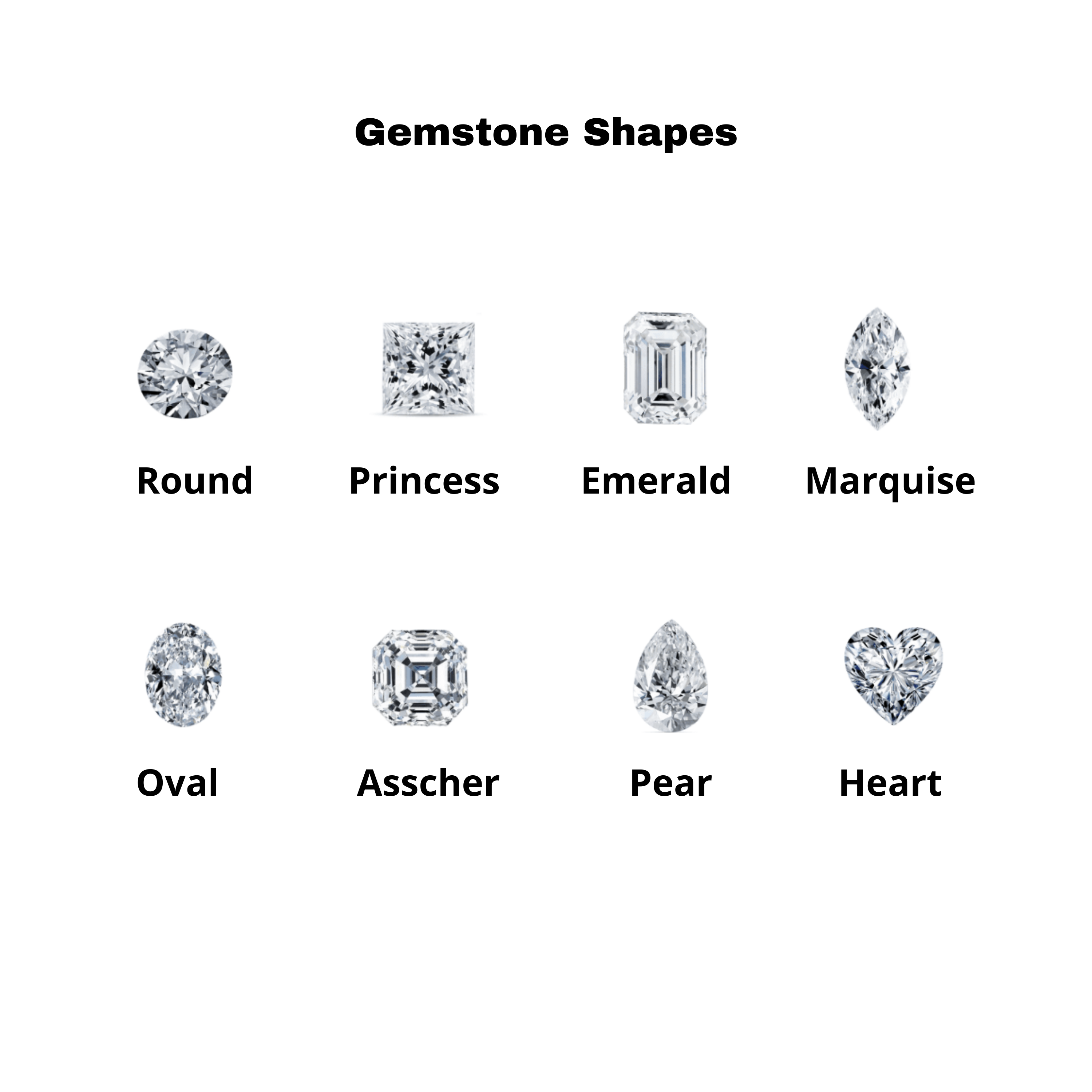 engagement ring gemstone shapes