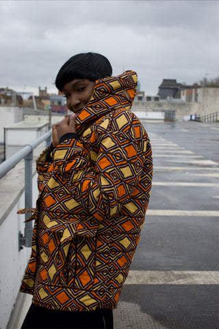 African Puffer Jacket / African Winter Jacket made In Africa
