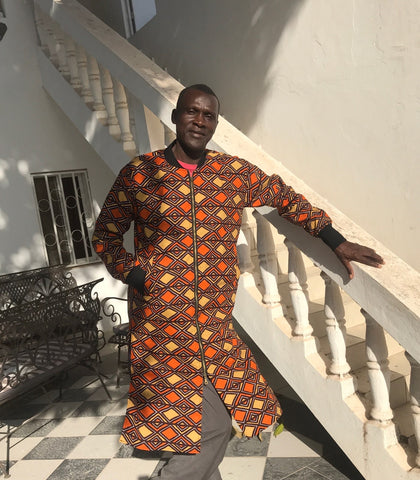 Mamadou, our patchwork maker