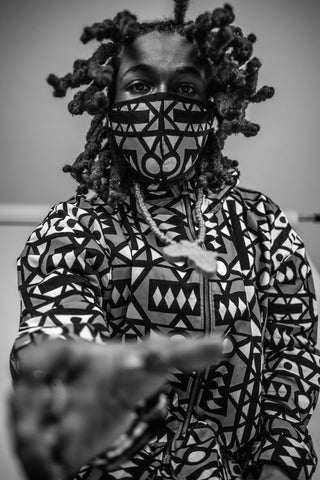 African Clothing: Samakaka Jacket and Facemask