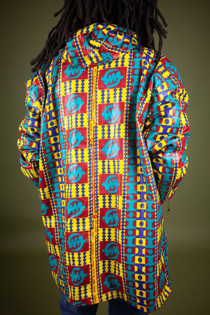 African Hooded Jacket, Winter Jacket In Kente / Made In Africa– The ...