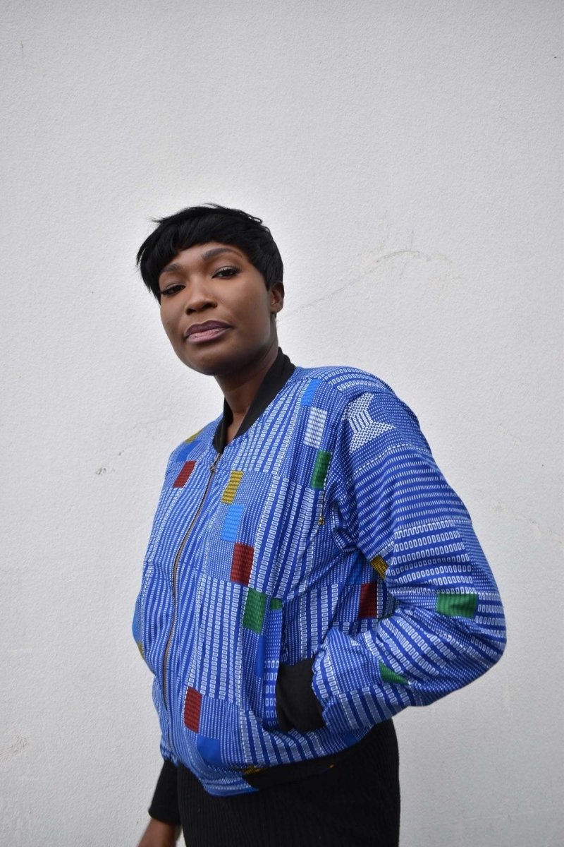 Retro Bomber Jacket / Festival Clothing / Made In Africa– The Continent  Clothing