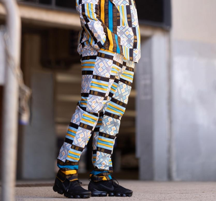 African Print trousers, Ankara jeans, distressed jeans, Mom jeans, Kente  Print | eBay