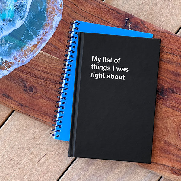 Bestselling WTF Notebook 