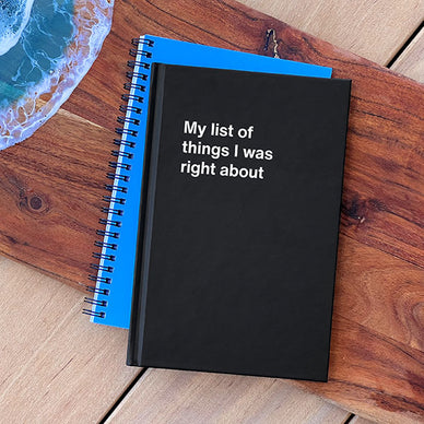 Funny Hanukkah gift idea: My list of things I was right about