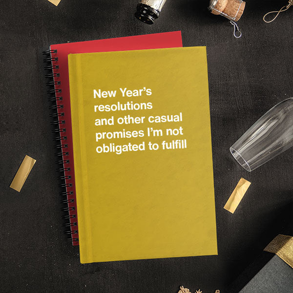 Funny Hanukkah gift idea: New Year’s resolutions and other casual promises I’m not obligated to fulfill