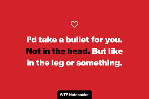 A funny & sassy friendship quote: I'd take a bullet for you